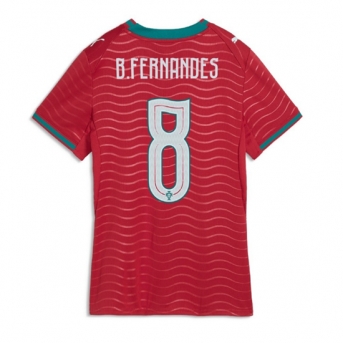 Billige Fotballdrakt Portugal Bruno Fernandes #8 Replika Hjemmedrakt Dame VM 2026 Kortermet